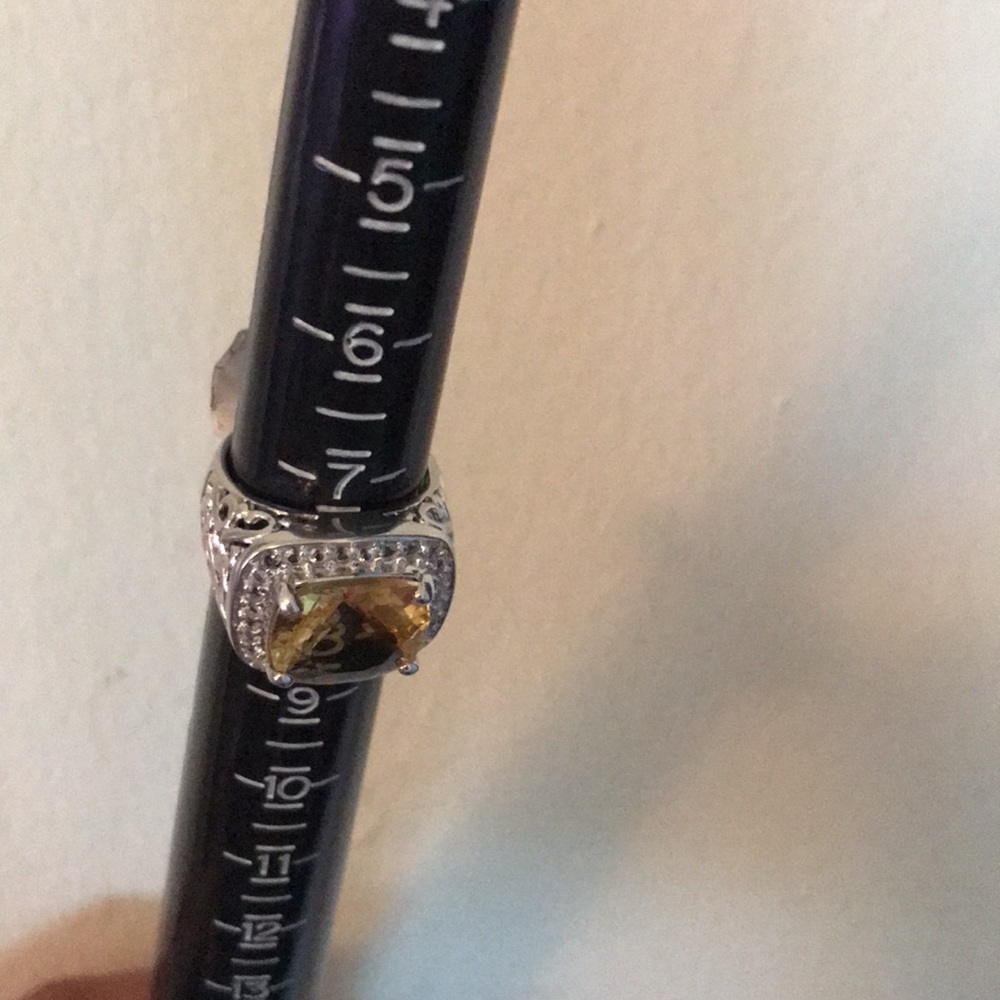 Citrine silver ring - Picture 14 of 15